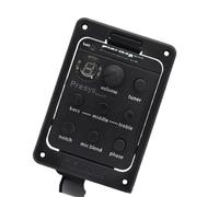 Preamplificatore Ibrido Per Microfono Con Pickup Per Chitarra Acustica A 4 Bande Con Accordatore EQ. Tre Specifiche Disponibili. Pickup Chitarra Acustica(301)