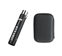 Preamplificatore microfonico DM1 Guadagno -28 dB/Riduzione del rumore/Plug and Play for microfoni dinamici SM7B e alimentazione Phantom 48 V(DM1-Black)