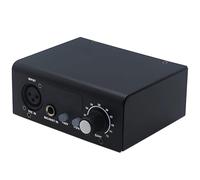 Preamplificatore microfonico professionale a 2 canali, interfaccia XLR con alimentazione phantom 48V, ideale per la registrazione in studio e il suono dal vivo