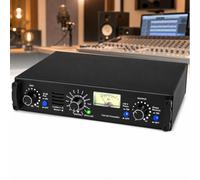 Preamplificatore Microfonico Valvolare, Booster Di Guadagno Microfonico Da 60 Db Con Alimentazione Phantom A 48 V, Vu Meter, Regolazione Del Guadagno E Dell'uscita, Per Registrazione Di Podcast