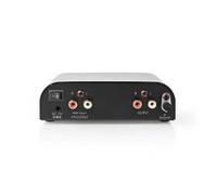 PREAMPLIFICATORE NEDIS AAMP2411BK INPUT: 1x RCA OUTPUT : 1x RCA 2 Canali Phono / Piatto girevole Automatico Nero