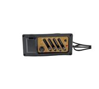 Preamplificatore Per Chitarra Acustica A 4 Bande EQ Equalizzatore Pickup Preamplificatore Per Chitarra Con Presenza Volume Controllo Alti Medi E Bassi (Color : WHITE)