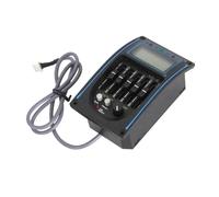 Preamplificatore per chitarra acustica a 5 bande accessorio per strumento musicale con equalizzatore controllo del volume medi alti e bassi Sensore Chitarra Acustica