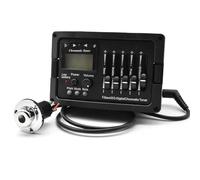 Preamplificatore Per Chitarra Acustica A 5 Bande EQ Equalizzatore Amplificatore Accordatore Digitale Chromatia Blend Pickup Piezoelettrico(Bk cover)