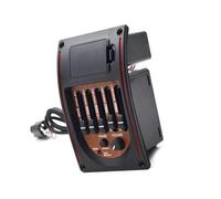 Preamplificatore Per Chitarra Acustica A 5 Bande, Equalizzatore A 5 Bande, Pickup, Accordatore, Pickup Piezoelettrico Per Chitarra Folk Classica Pickup professionale per chitarra acustica