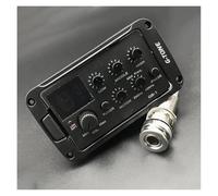 Preamplificatore Per Chitarra Acustica Equalizzatore Per Chitarra EQ A 3 Bande Con Accordatore Phaser Notch Piezo Pick-up In Ceramica Pezzi di ricambio per pickup per chitarra acustica