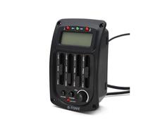Preamplificatore Per Chitarra Acustica G-Tone Series Equalizzatore A 3 Bande Accordatore LED Nero Pezzi di ricambio per pickup per chitarra acustica(GS-3)