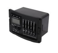 Preamplificatore per chitarra HaloVerde con accordatore ed equalizzatore EQ a 5 bande che fornisce guadagno +/- 12dB con manopole per bassi, medi, alti e presenza per sistemi di