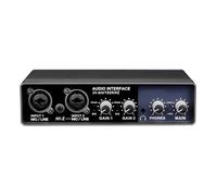Preamplificatore per microfono portatile, interfaccia audio portatile, scheda audio USB, preamplificatore per computer, registrazione, accordatura, attrezzatura di miscelazione digitale