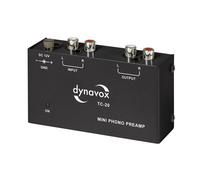 Dynavox TC-20 Preamplificatore Fono Nero MM Esterno Alimentatore IN Metallo