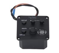 Preamplificatore Pickup per Chitarra, Preamplificatore Pickup per Chitarra Versatile Sintonizzatore LED a 7 Segmenti Integrato Equalizzatore Pickup per Chitarra con Controllo di