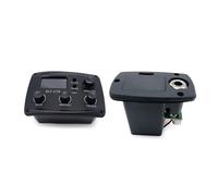 Preamplificatore piezo per chitarra a 3 bande con sintonizzatore LCD per chitarra elettrica basso violino mandolino strumento acustico EQ controllo del volume Display luminoso durevole