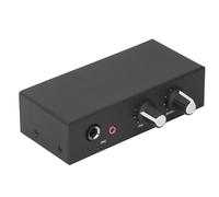 Preamplificatore Stereo, Amplificatore per Cuffie con Microfono con 3 Porte, Mini Preamplificatore Fonografico Professionale, Ideale per Piccoli Studi Musicali Domestici, Set di
