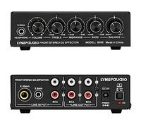 Preamplificatore stereo professionale con equalizzatore a 3 bande Mixer audio a 3 canali per home theater - Regolazione indipendente delle frequenze alte e medie basse, controllo