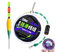 Preassembled Float Fishing Line System Long Length High Sensitivity Ready Rig Strong Knot Secure Casting Support Smooth Deployment Water Activity Gear | Anglers Beginners Outdoor Enthusiasts Marine