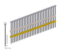 PREBENA Prebena Rundkopf-Streifennägel Type RK kunststoffgebunden 20