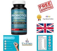 Prebiotici - 80 miliardi di CFU probiotici per donne e uomini - 60 capsule...