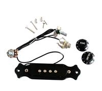 Precablato A 4 Corde Scatola Di Sigari Chitarra Elettrica Pickup Con Manopola Del Volume E Tono