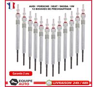 Lotto 12 Candele Candela Candelette per Audi A4 A6 Q5 2.0 2.7 3.0 4.2 Tdi
