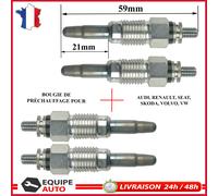 Prechauffage Candela per Caddy Golf Jetta Passat Polo T3 T4 1.6 D 1.6D Td