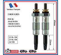 2 Candela Candelette per Korando Musso Rexton 2.2 2.3 2.9 D Td 5 Cilindri