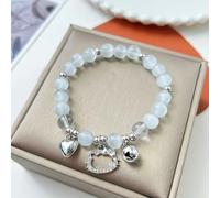 Preciosa Bracciale Con Il Gattino Hello Kitty In Acciaio E Cristallo Per Bambine