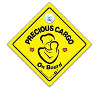Precious Cargo On Board, cartello con ventosa per finestrino auto, per mamma e bambino