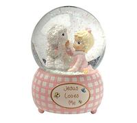 Precious Moments 100 mm Musical Waterball Tune, Jesus Loves Me, Policarbonato, Multi-Color
