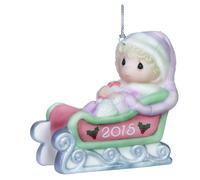 Precious Moments Baby's First Christmas-2015 Girl Ornament