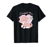 Precious Moments Purrfect Love Cat Sweet Cute Retro Kitty Maglietta
