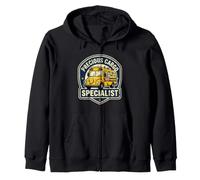 Precious Specialist Cargo School Funny Autista Bus Felpa con Cappuccio