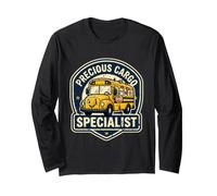Precious Specialist Cargo School Funny Autista Bus Maglia a Manica