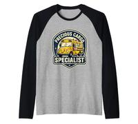 Precious Specialist Cargo School Funny Autista Bus Maglia con Maniche Raglan