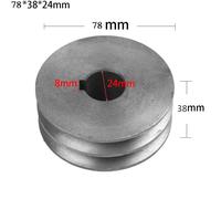 Precisa puleggia doppia scanalatura a V motore ghisa diapositiva accessorio stru