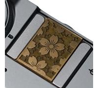 Precise Brass Shutter Button for XT30 A7C2 Hot Shoe Mount Enhances Grip Texture with Concave Surfaces Design AntiSlip Camera Hot Shoe Cover