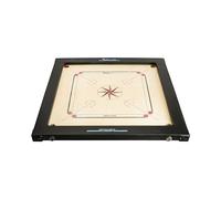 Precise Champion Profi Carrom - Ama-12 mm - 16 kg Torneo - India - Completo (tavola + copertina + tavolo + borsa)