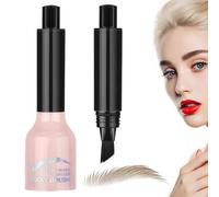 Precise Eyebrow Tint Brush, User Friendly Eyebrow Color Brush, Smudge Proof Pen, Brow Dye Brush with Soft and Durable Bristles for Natural and Defined Brow Look (1 Piece) a