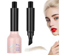 Precise Eyebrow Tint Brush, User Friendly Eyebrow Color Brush, Smudge Proof Pen, Brow Dye Brush with Soft and Durable Bristles for Natural and Defined Brow Look (1 Piece) a