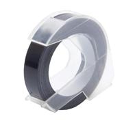 PrecisGear 3pk 3D Embossing Nastro da 9mm Etichetta in plastica fai-da-te compatibile con E-101 E-202 E-303 Maker per la marca per la parte 8K1927225B(1 PCS Black)