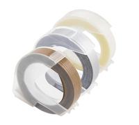 PrecisGear 3pk 3D Embossing Nastro da 9mm Etichetta in plastica fai-da-te compatibile con E-101 E-202 E-303 Maker per la marca per la parte 8K1927225B(06)