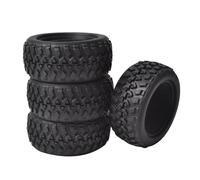 PrecisGear 4 Pezzi di Pneumatici in Gomma compatibili con Le Parti di aggiornamento for Auto da Corsa Fuoristrada RC Drift TT01 TT02