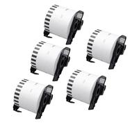 PrecisGear 5 rotoli compatibili con DK-11234 11247 22211 22212 11209 carta termica for etichette for QL-1100/1050N/720NW/800/810W/820NWB/1115NWB(5 Rolls DK-11234)