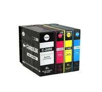 PrecisGear Compatibile con la cartuccia d'inchiostro PGI 2400 XL 2400XL for le stampanti MAXIFY MB5040 MB5140 MB5340 MB5440 Funziona come(1 set)