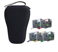 PrecisGear Custodia rigida universale Fit Compatibile con PT-H110 PTH110 231 Maker per la marca per il trasporto di carrello 231 131(1 Case 5PK Mixed)