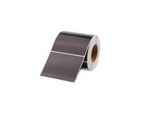 PrecisGear Etichetta in carbone a trasferimento termico in PP nero in carta sintetica compatibile con lamina 30x40x50x60x70x80x90x100mm(80x60 600PCS)
