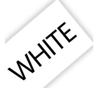 PrecisGear Etichetta in tessuto da 12 mm TZC-FA231 Compatibile con modelli di stampante Etichetta Modelli di stampante PT-H110 FA231(Black on White)