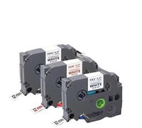 PrecisGear Ironico in tessuto su nastro per vestiti Compatibile con dimensioni da 12 mm da 18 mm 24 mm funziona con FA231 FA3 FA3R FA241 Utilizza(12MM Blue on White)