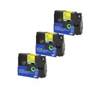 PrecisGear Nastri termorestringenti universali HSE 211 221 231 611 621 631 Nastro compatibile con 3 pezzi Maker(Yellow-23.6mm)