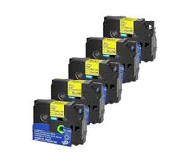 PrecisGear Nastri termorestringenti universali HSE 211 221 231 611 621 631 Nastro compatibile con 5 pezzi Maker(Yellow-23.6mm)