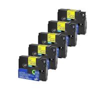 PrecisGear Nastri termorestringenti universali HSE 211 221 231 611 621 631 Nastro compatibile con 5 pezzi Maker(Yellow-17.7mm)